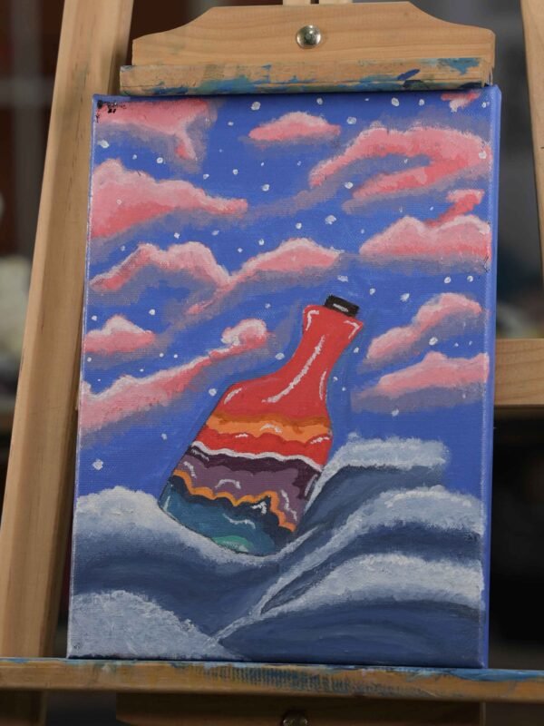 The messenger of the sea painting