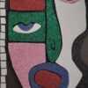 A bright stare (Wood & Foam)