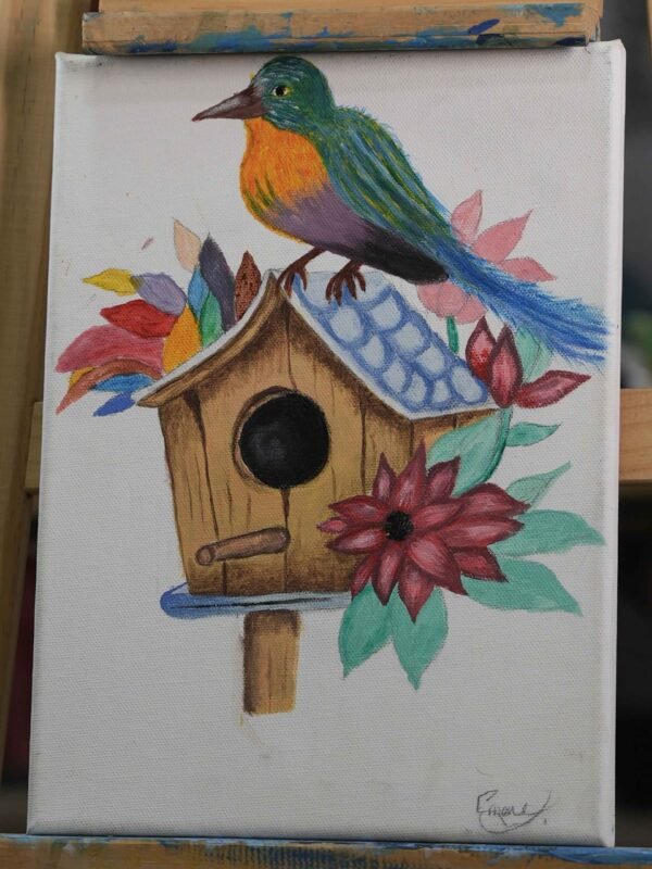1 The house of a colorful bird