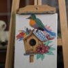 The house of a colorful bird