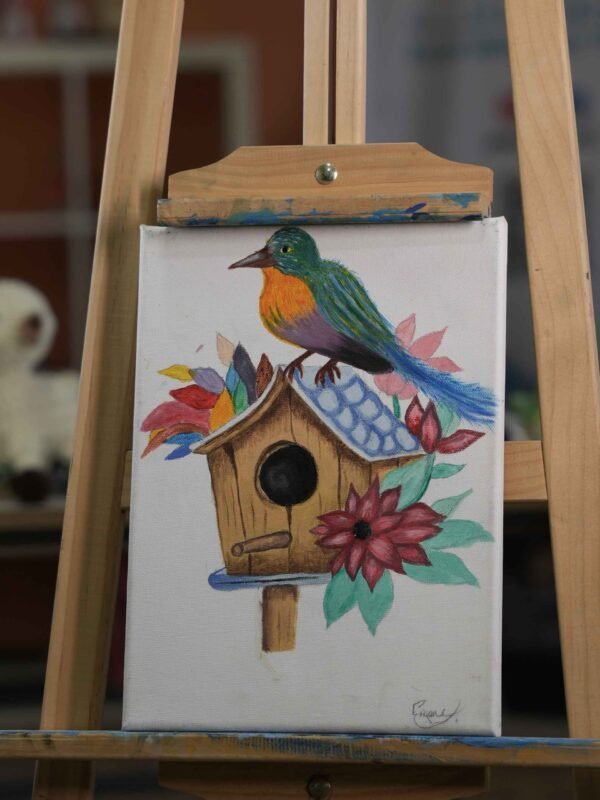 2 The house of a colorful bird