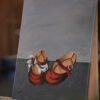 The Girl's red shoe