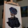 Contemplation (Wood and Textile)