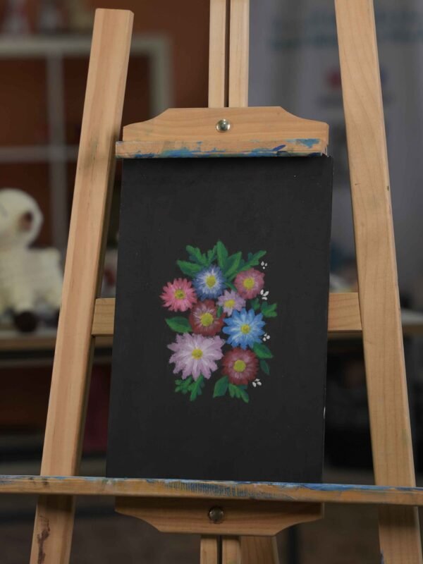 3 Flowers (wood)