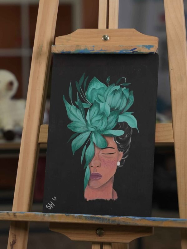 3 Green Dreams Painting
