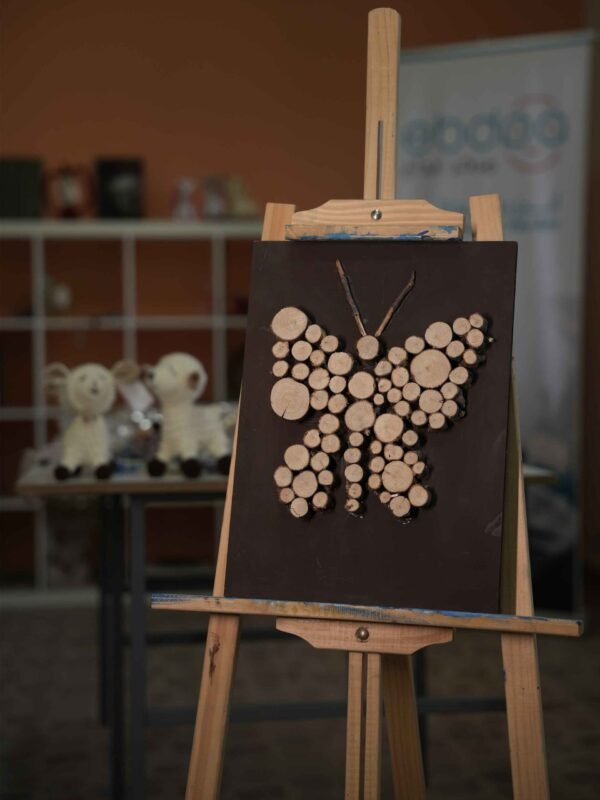 6 Rustic Wood Composite Butterfly